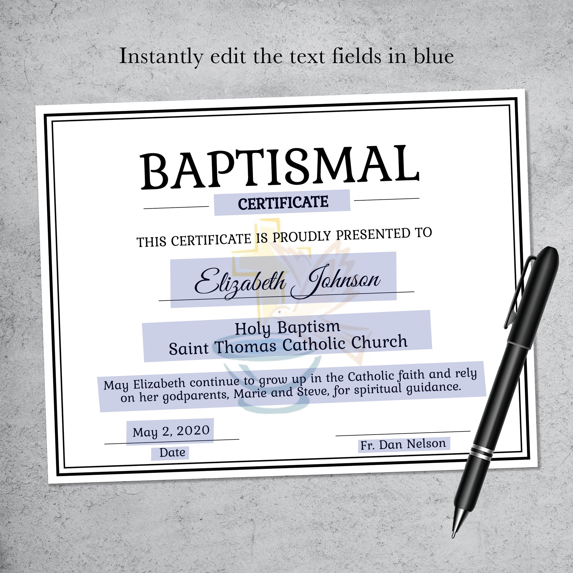 printable-baptism-certificate-for-baby-s-christening-ceremony-lillybellepaperie for Free Online Printable Baptism Certificates Printable Baptism Certificate for Baby's Christening Ceremony - LillyBellePaperie for Free Online Printable Baptism Certificates