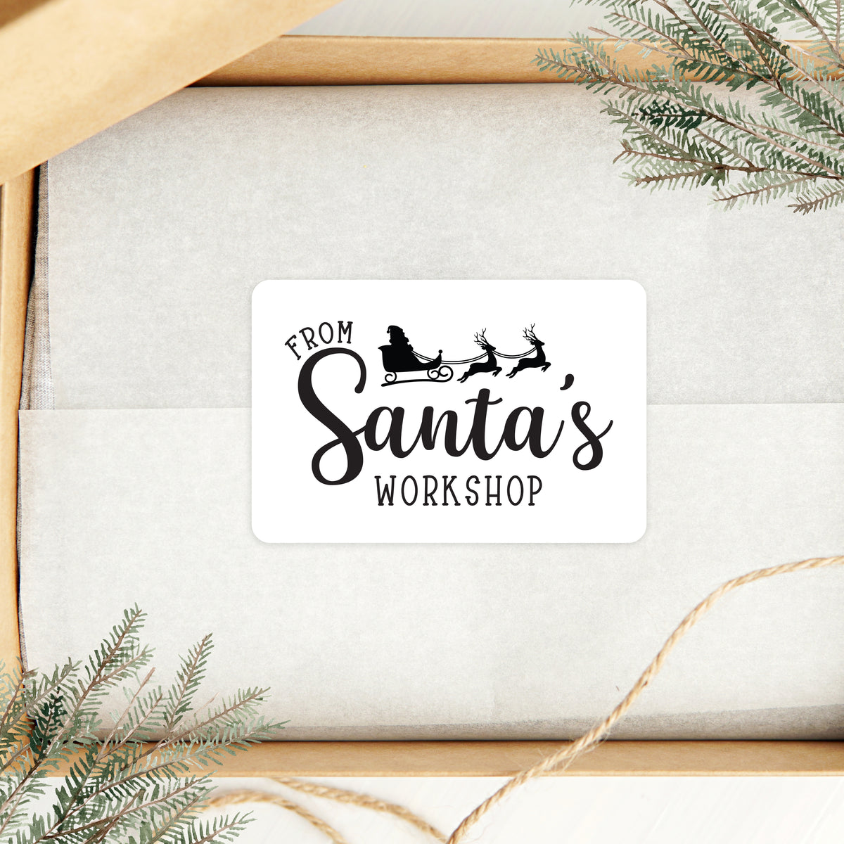 From Santa's Workshop Stickers