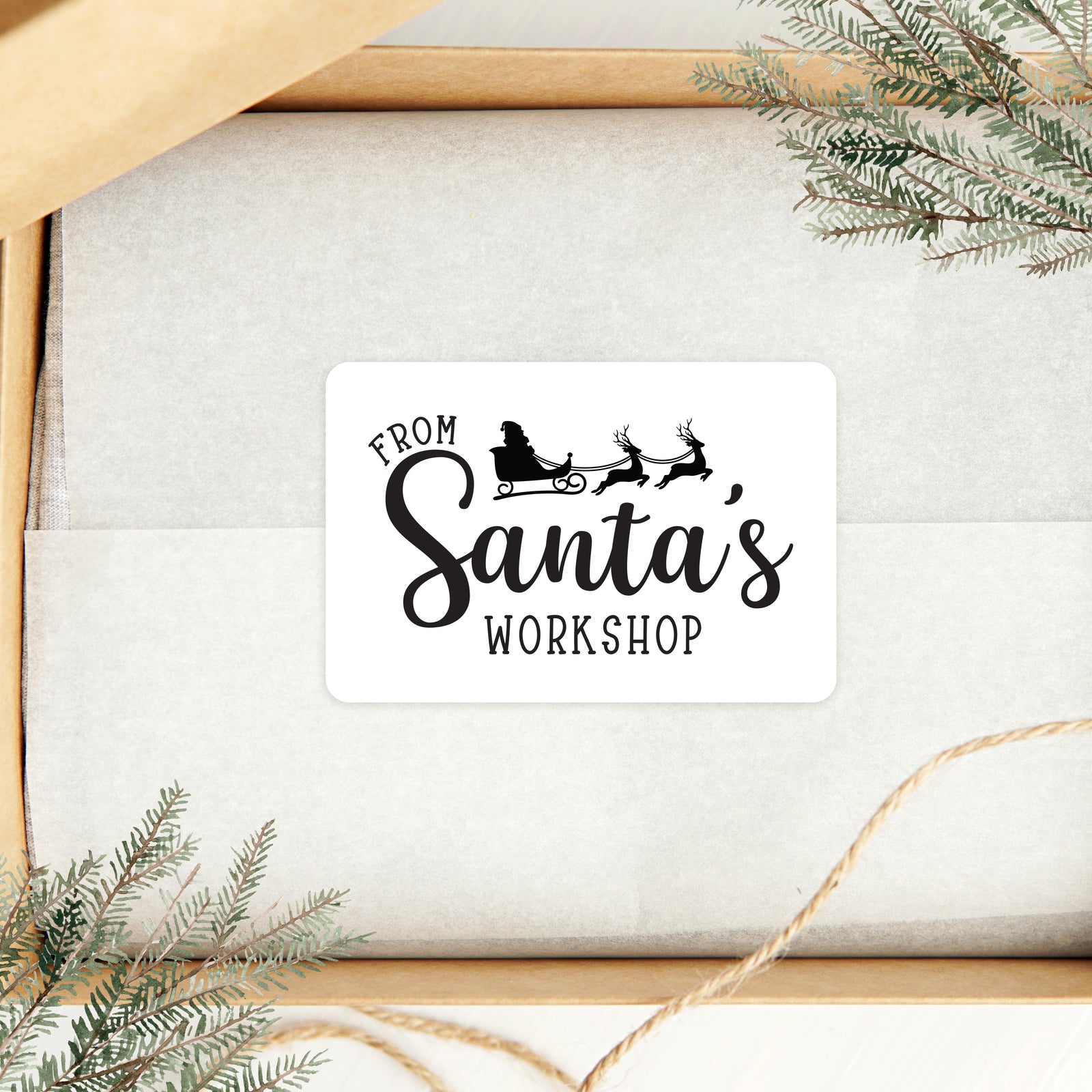From Santa's Workshop Stickers