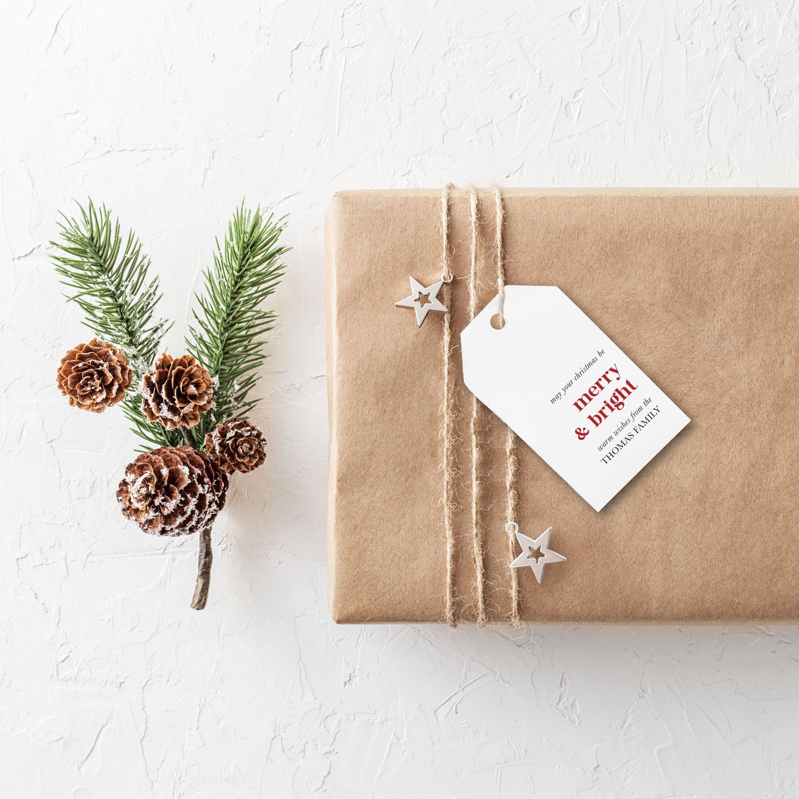 Printable Merry & Bright Tags