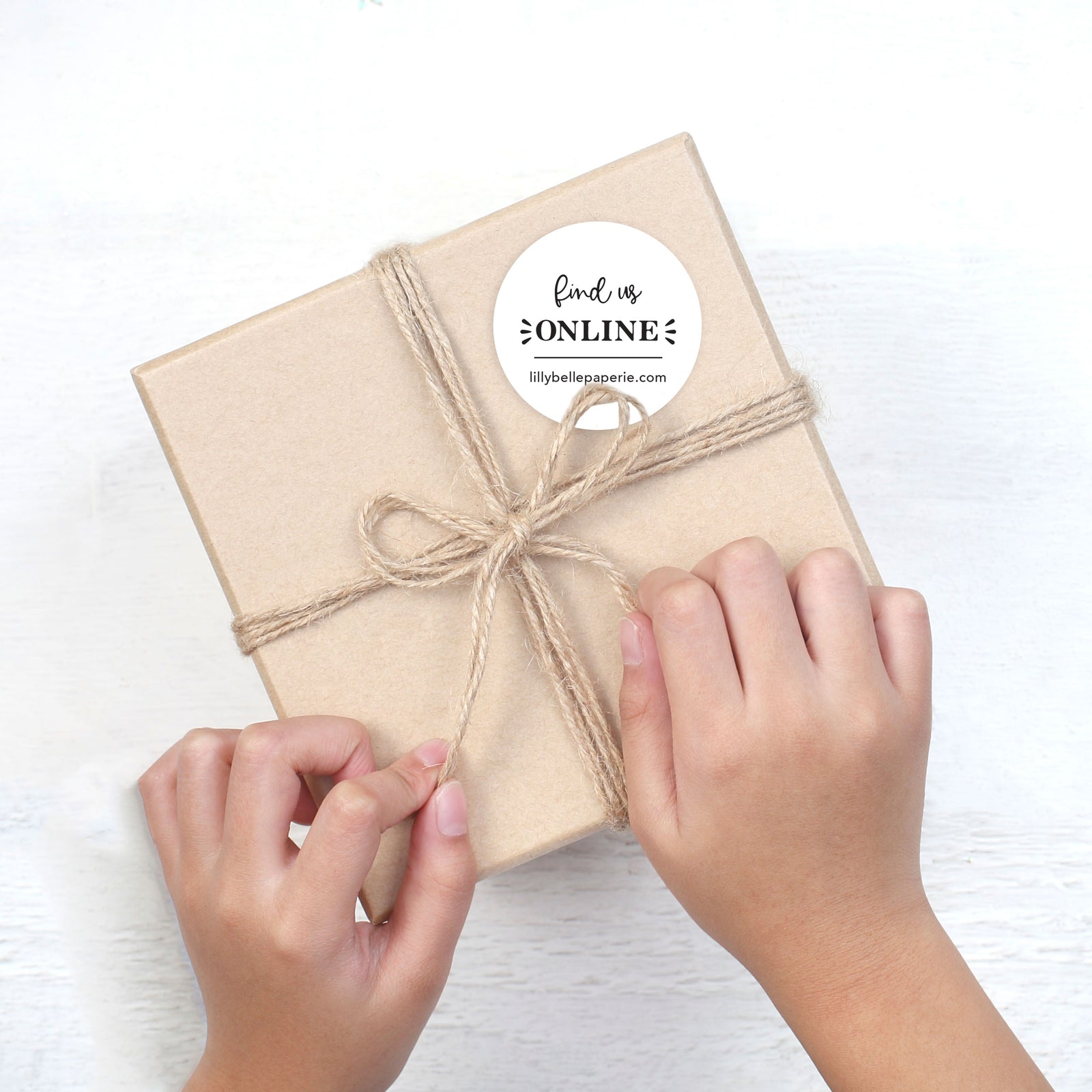 Find us Online Stickers