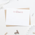 Personalized Flat Stationery Cards
