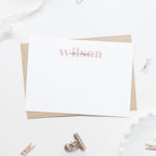 Personalized Flat Stationery Cards