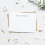 Personalized Flat Stationery Cards