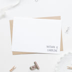 Personalized Stationery Cards for Couples