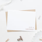 Personalized Stationery Cards for Couples