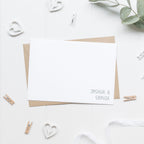 Personalized Stationery Cards for Couples