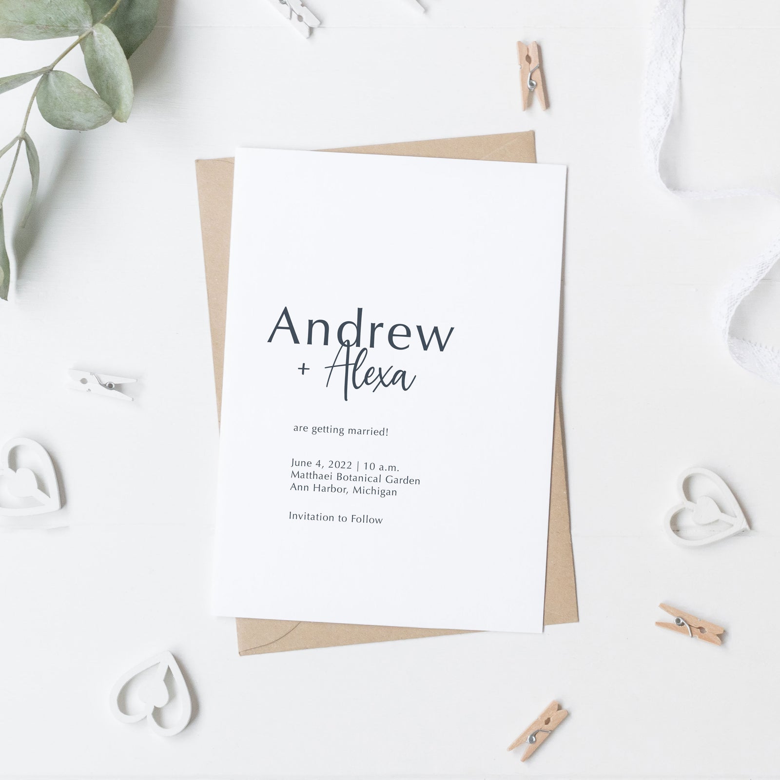 Save the Date Wedding Cards