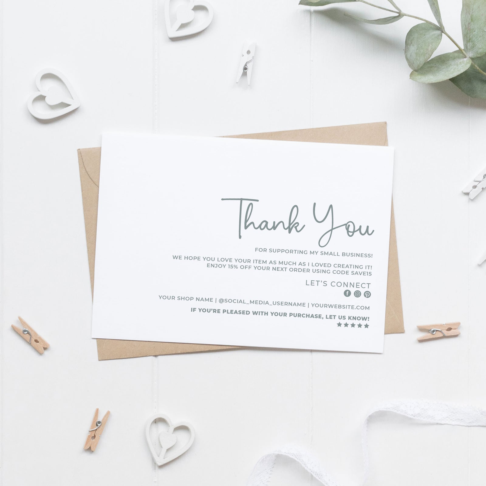 Thank You Small Business Postcards