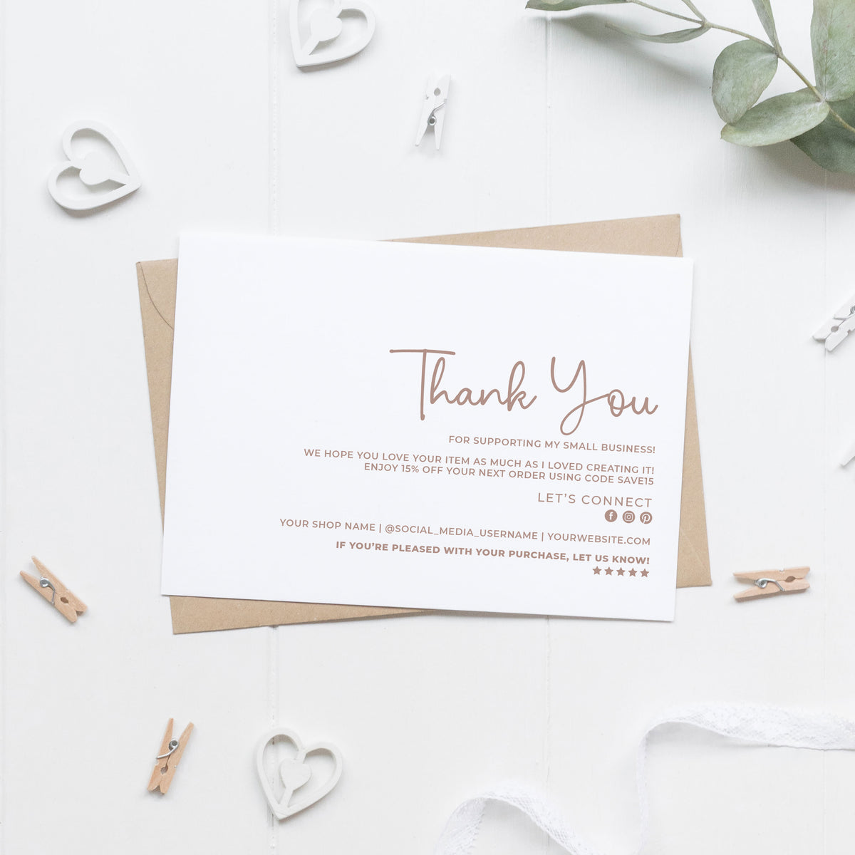 Thank You Small Business Postcards