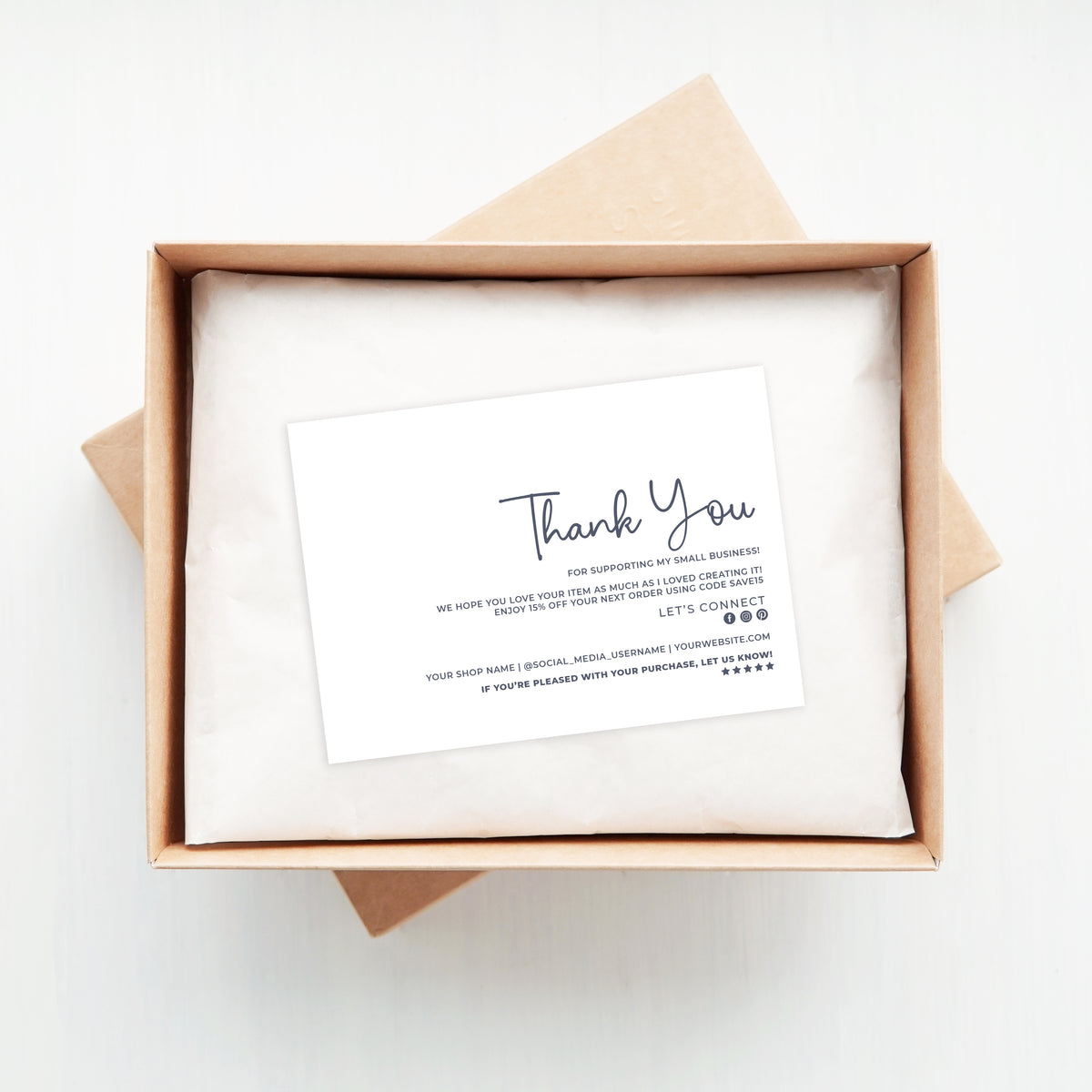 Thank You Small Business Postcards