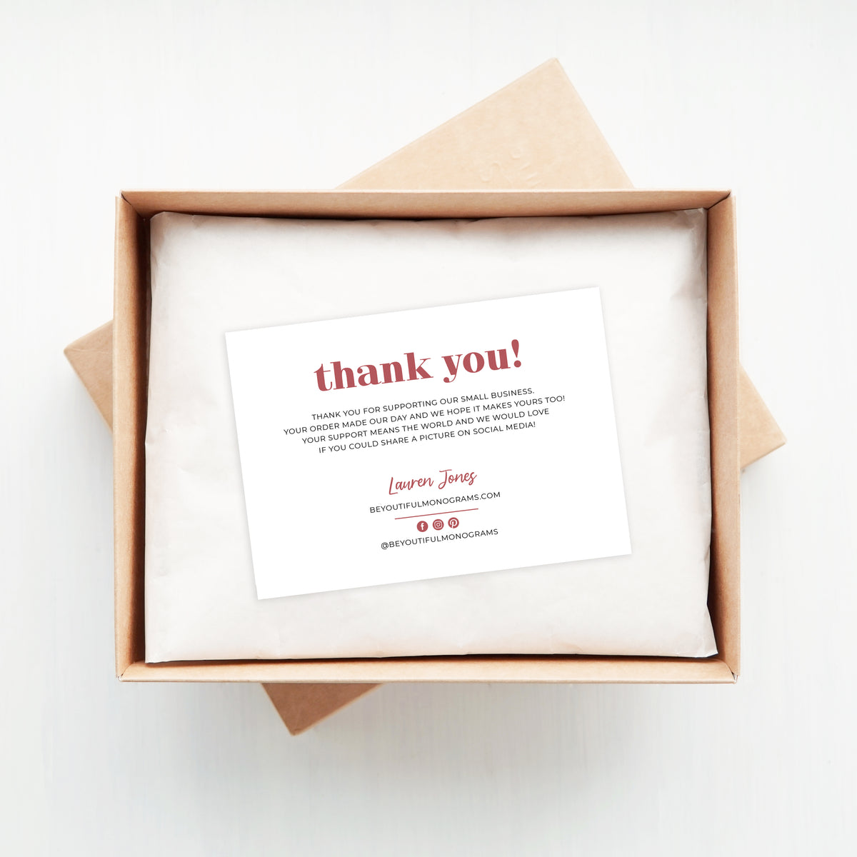 Thank You Small Business Notecards