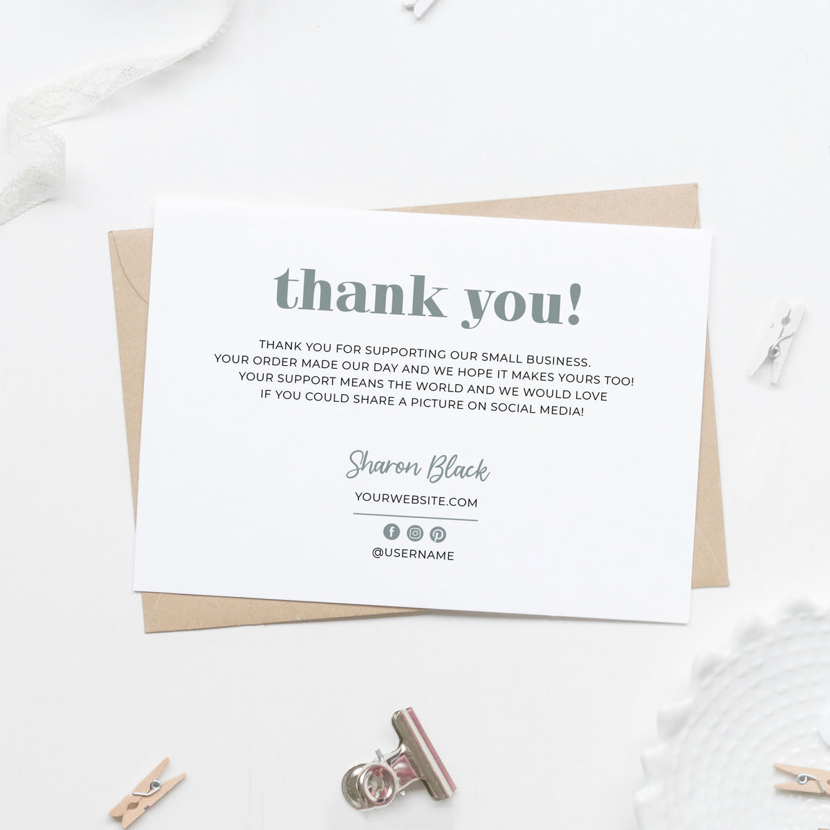 Thank You Small Business Notecards
