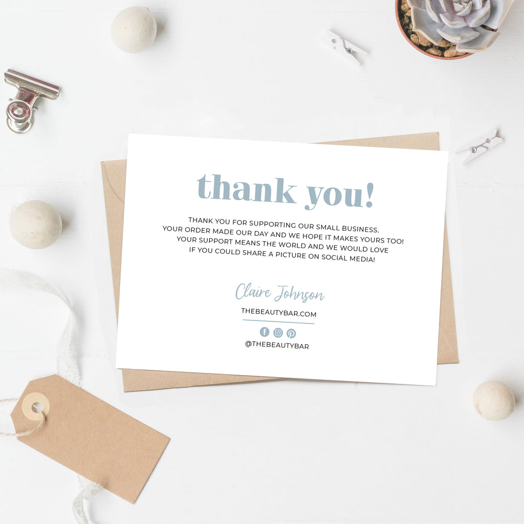 Thank You Small Business Notecards