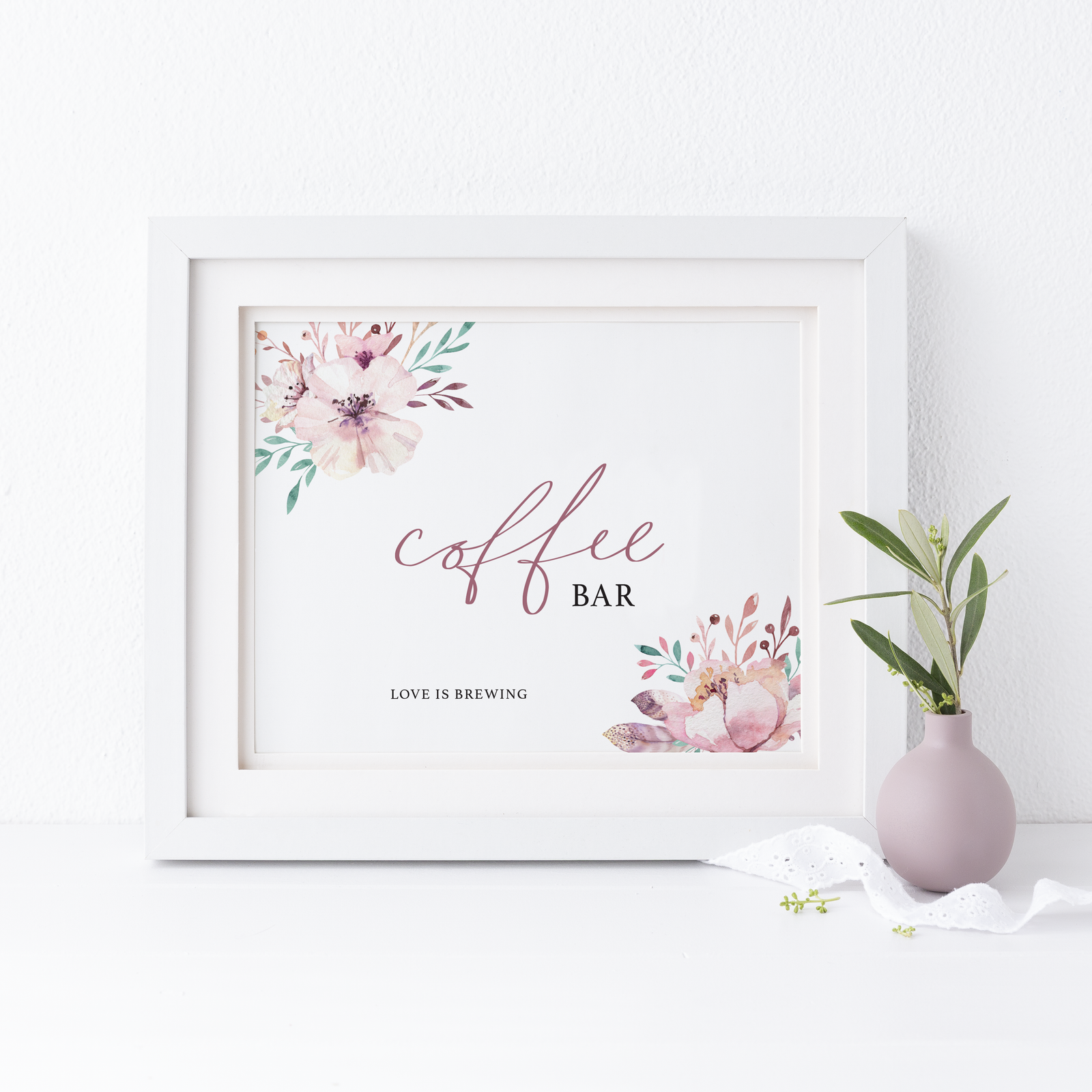 Printable Coffee Bar Sign