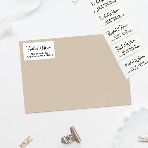 Small Address Labels Personalized Personalized Address Labels - Custom Address Thermal Stickers ...