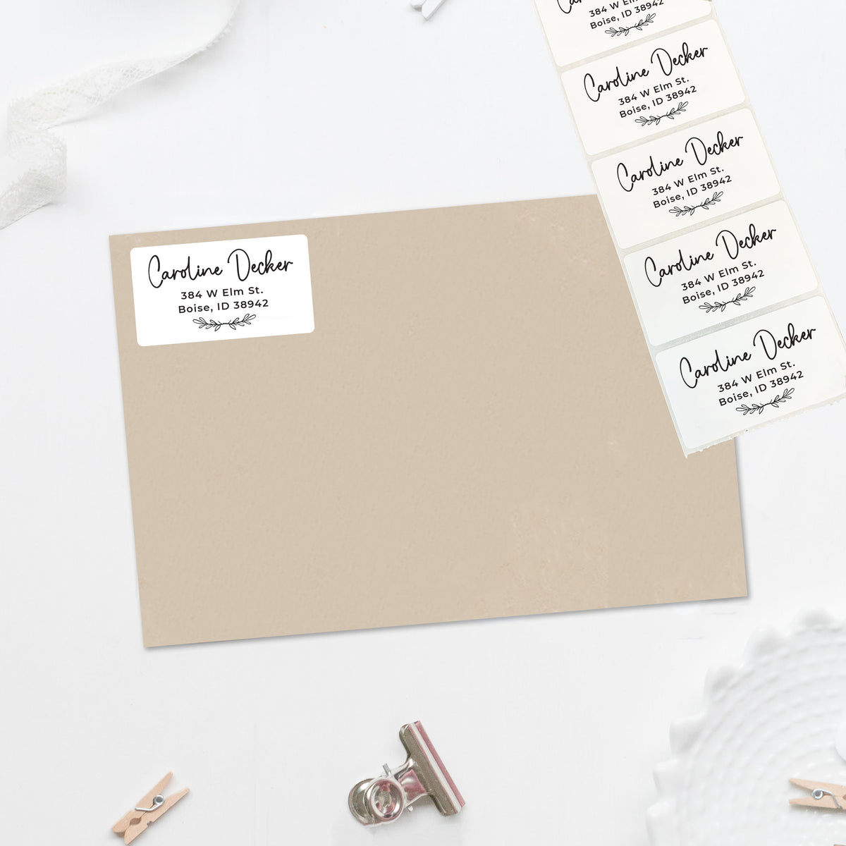 Personalized 1.25" x 2.25" Address Labels