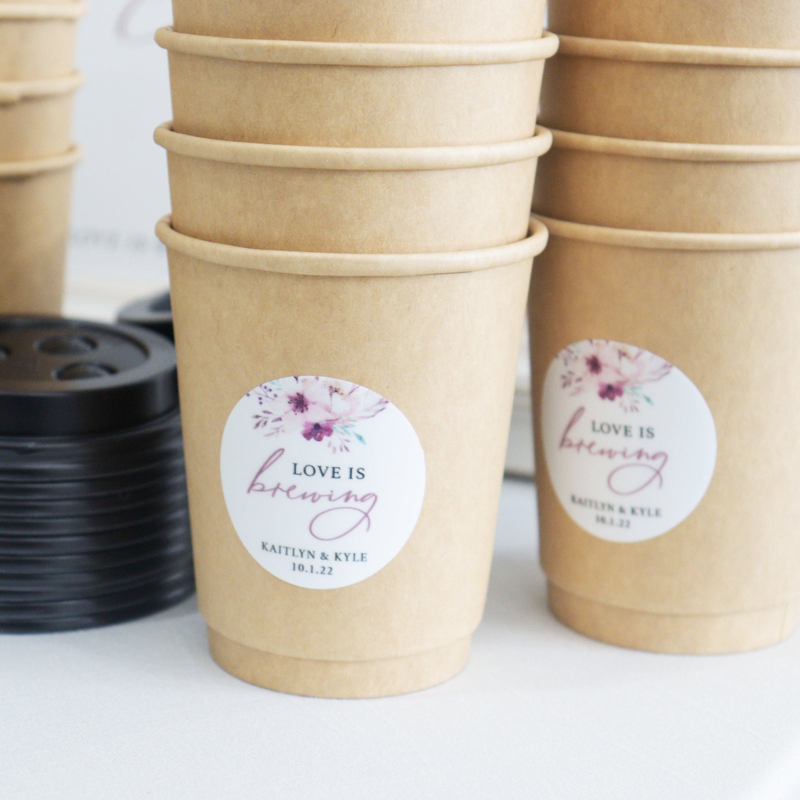 Love is Brewing 1.5" Stickers