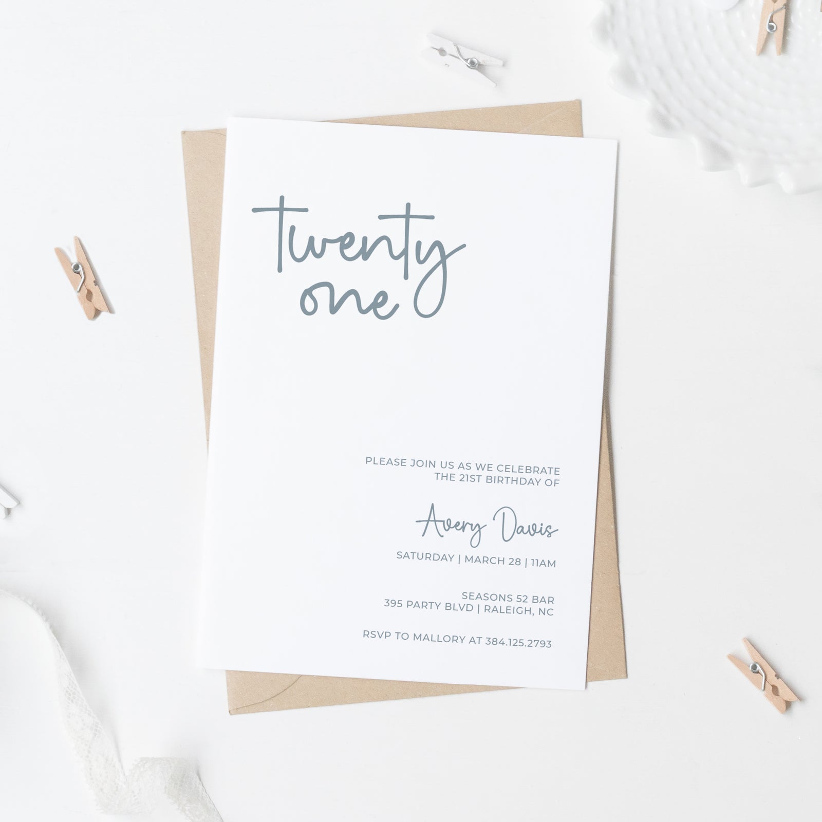 Milestone Birthday Invites